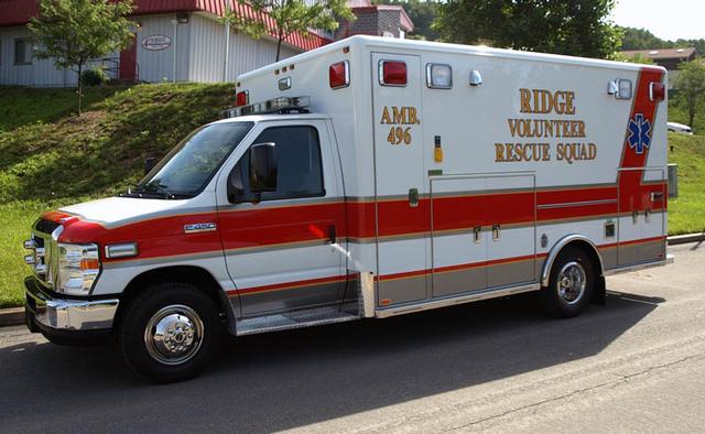 Ridge VRS places new ambulance in service. - Ridge Volunteer Rescue Squad